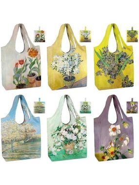 Reusable Grocery Bags 6 Pack Heavy Duty Foldable Tote Bags Large Shopping Bags